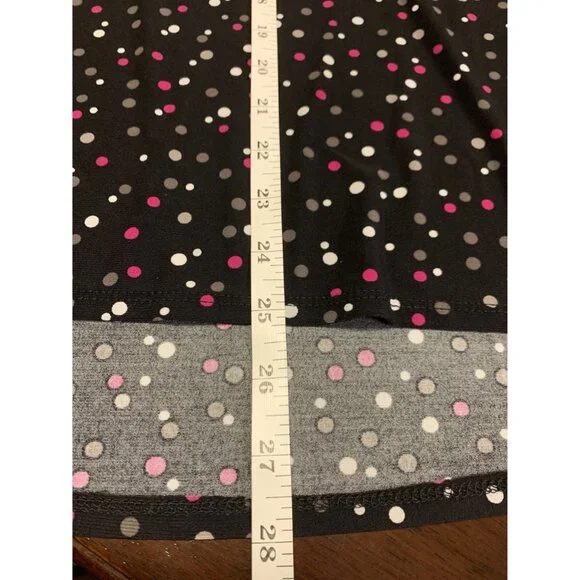 Anne Klein Polka Dot Scoop‎ Neck 3/4 Sleeve Blouse Size L - Picture 5 of 7